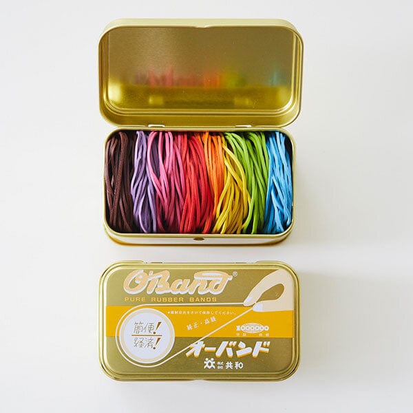 Sweet Bella Paper Kyowa Classic O'Band Rubber Bands Gold Tin