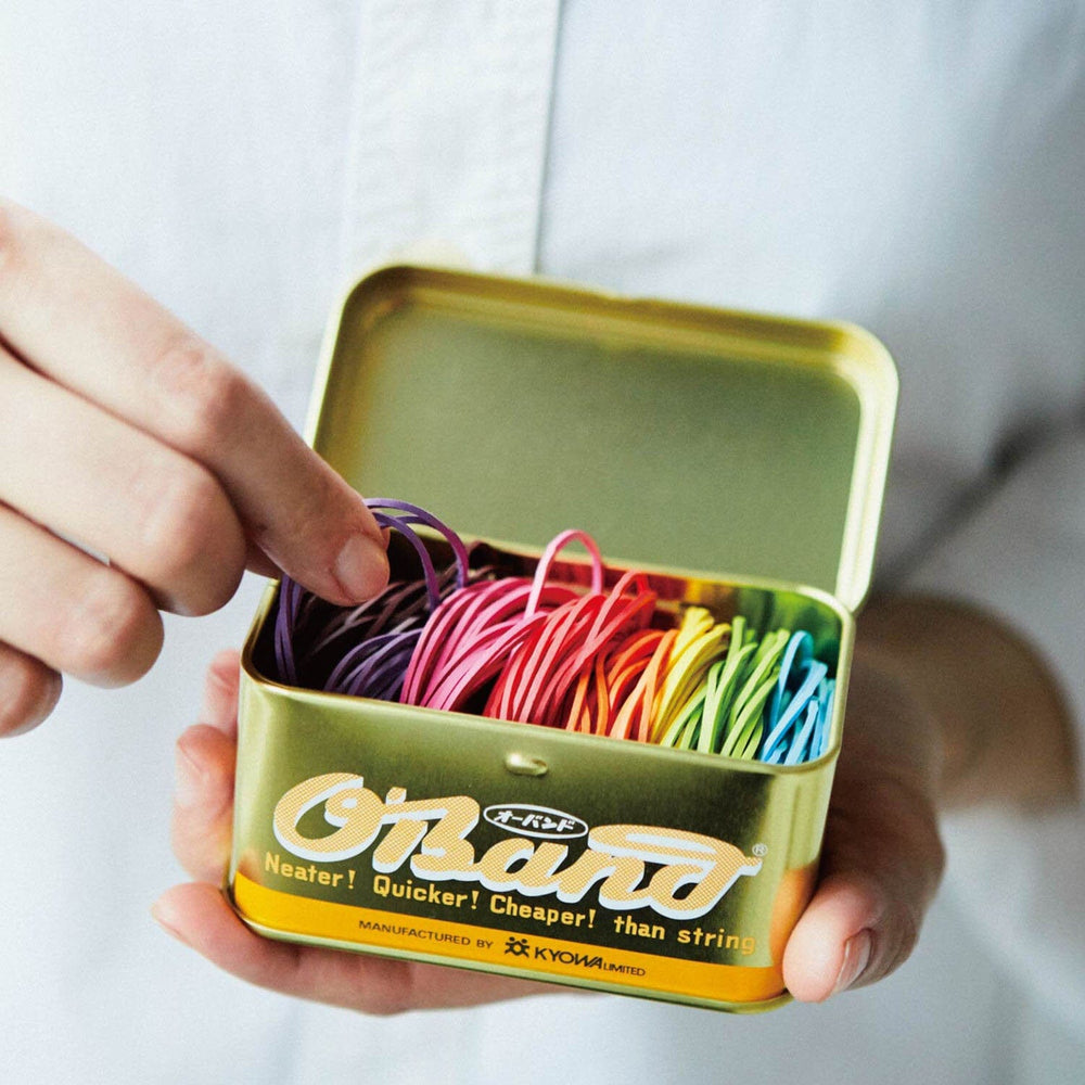 Sweet Bella Paper Kyowa Classic O'Band Rubber Bands Gold Tin