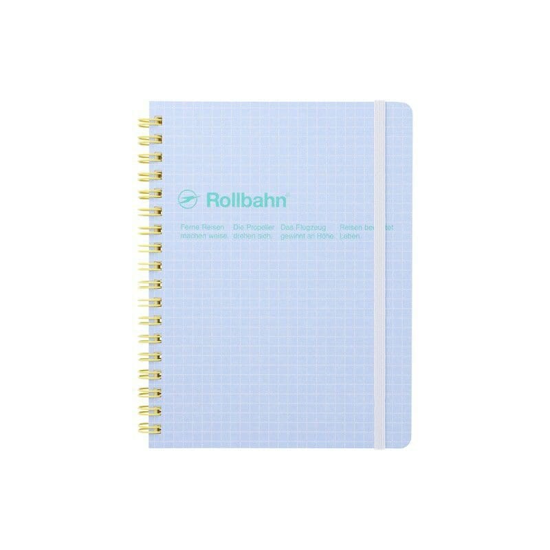 Sweet Bella Paper Light Blue Rollbahn Scuola Spiral Notebook - Large