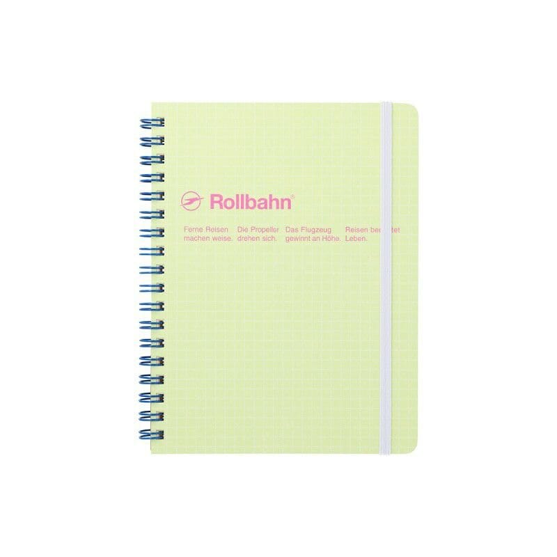 Sweet Bella Paper Light Green Rollbahn Scuola Spiral Notebook - Large