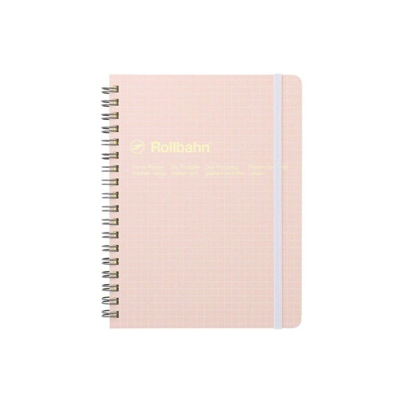 Sweet Bella Paper Light Pink Rollbahn Scuola Spiral Notebook - Large