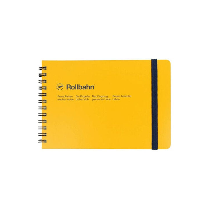 Sweet Bella Paper Yellow Rollbahn Horizontal Spiral Notebook - Medium
