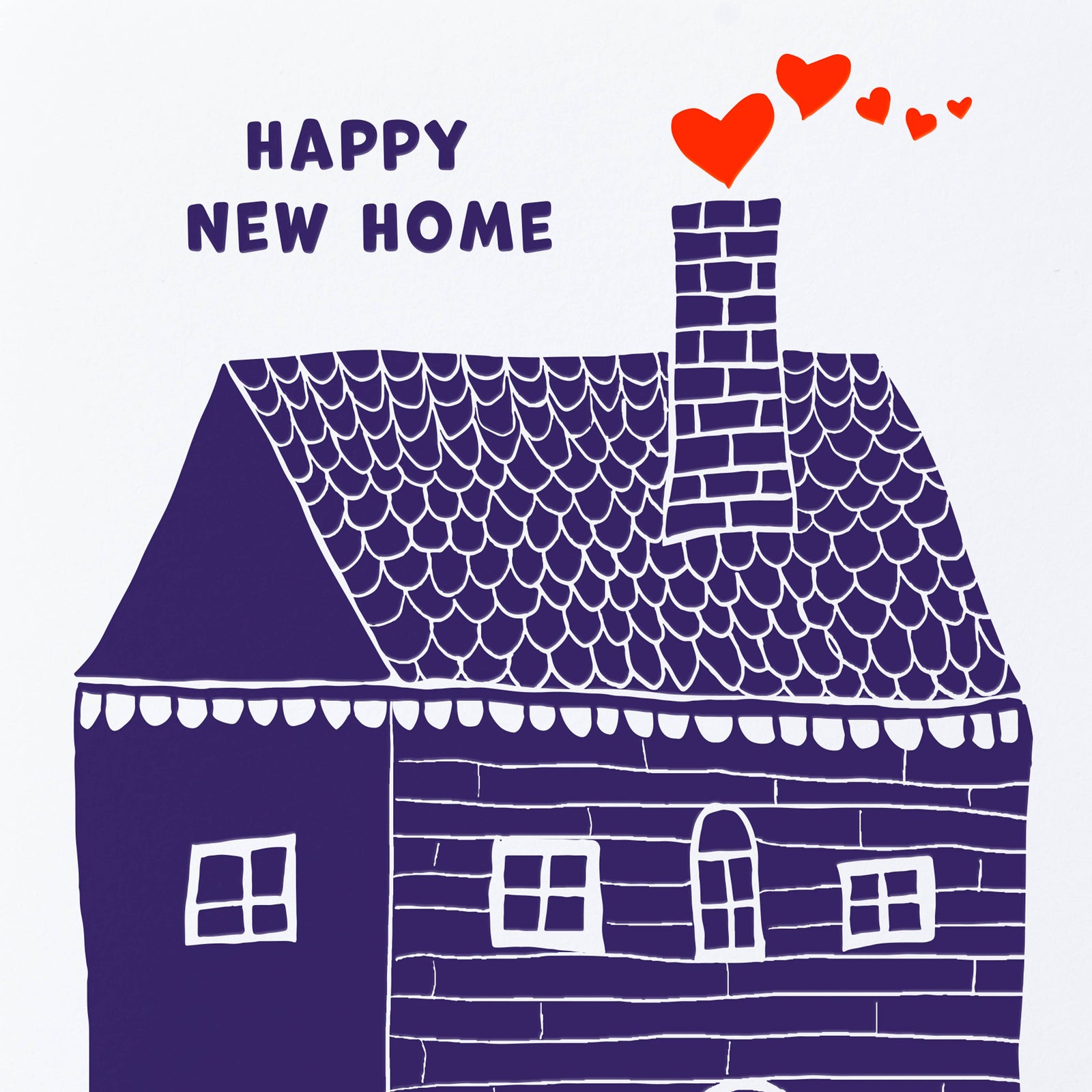 Sweet Bippy Press Card Happy New Home Greeting Card
