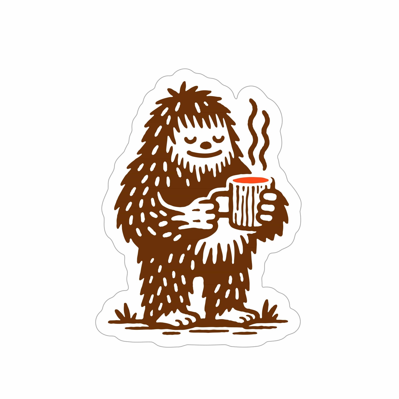 Sweet Bippy Press Cards Coffee Creature Sticker