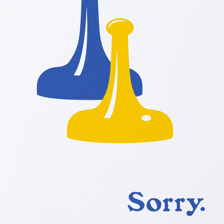 Sweet Bippy Press Cards Sorry Game Greeting Card