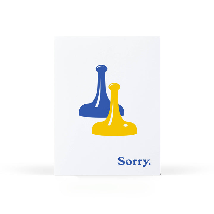 Sweet Bippy Press Cards Sorry Game Greeting Card