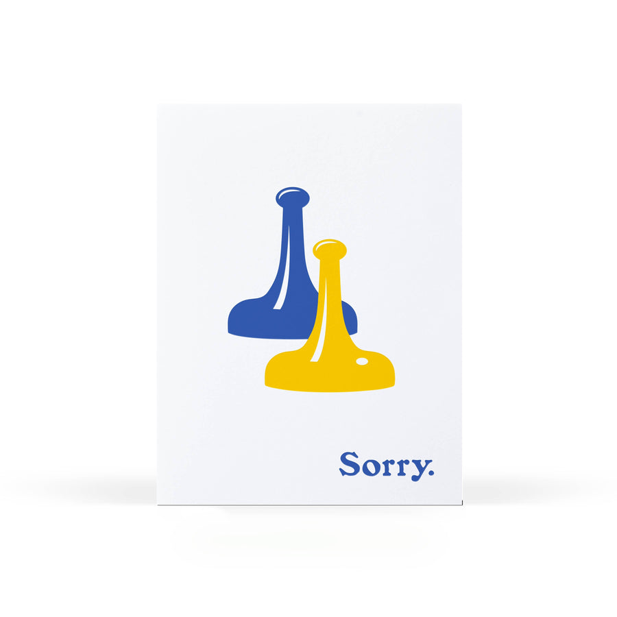 Sweet Bippy Press Cards Sorry Game Greeting Card