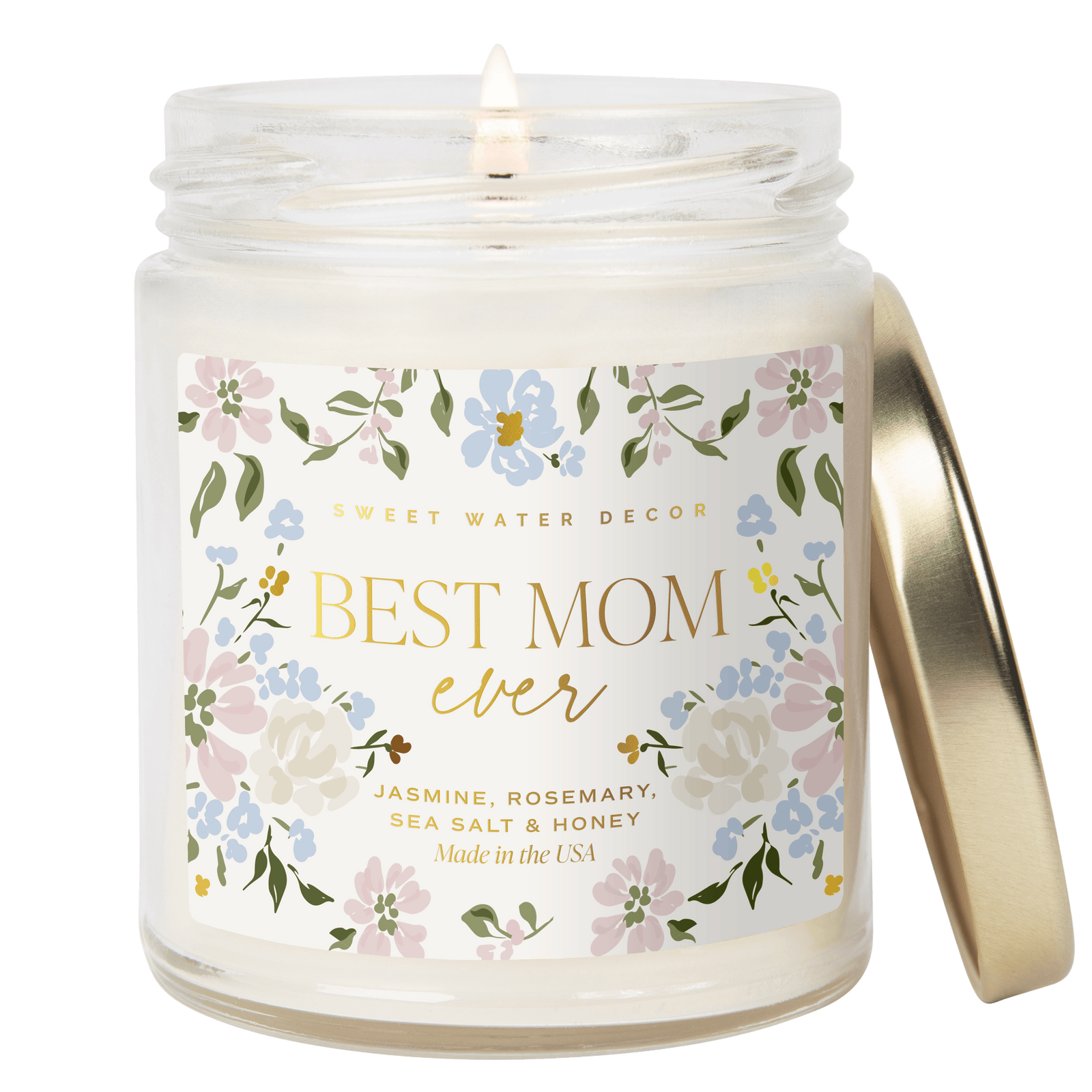 Sweet Water Decor Gifts Best Mom Ever 9 oz Soy Candle