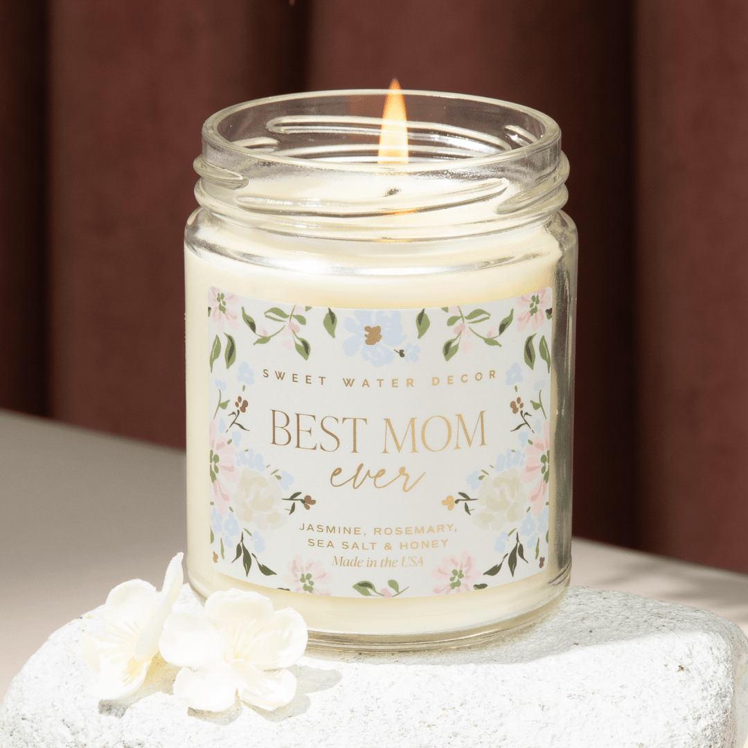 Sweet Water Decor Gifts Best Mom Ever 9 oz Soy Candle
