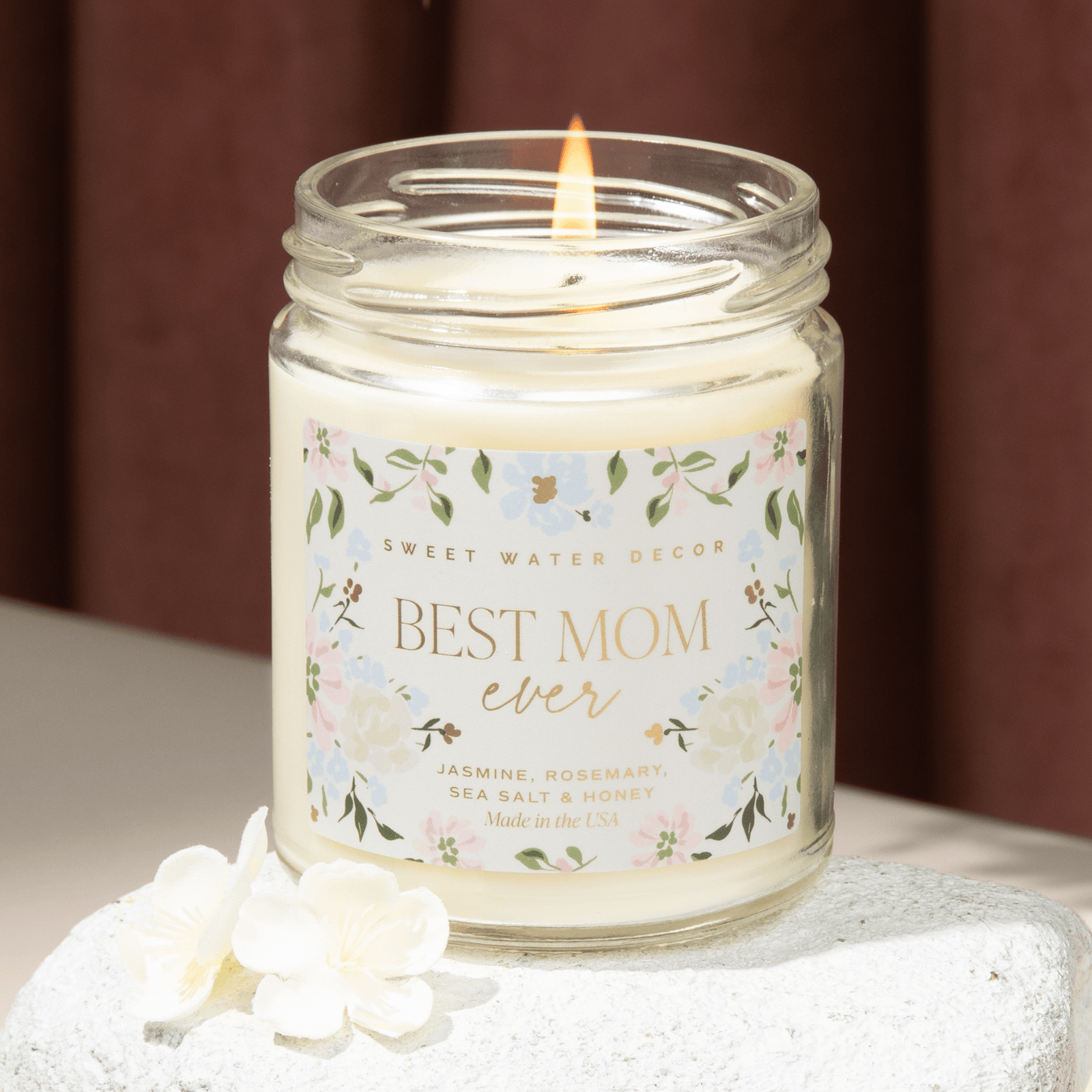 Sweet Water Decor Gifts Best Mom Ever 9 oz Soy Candle