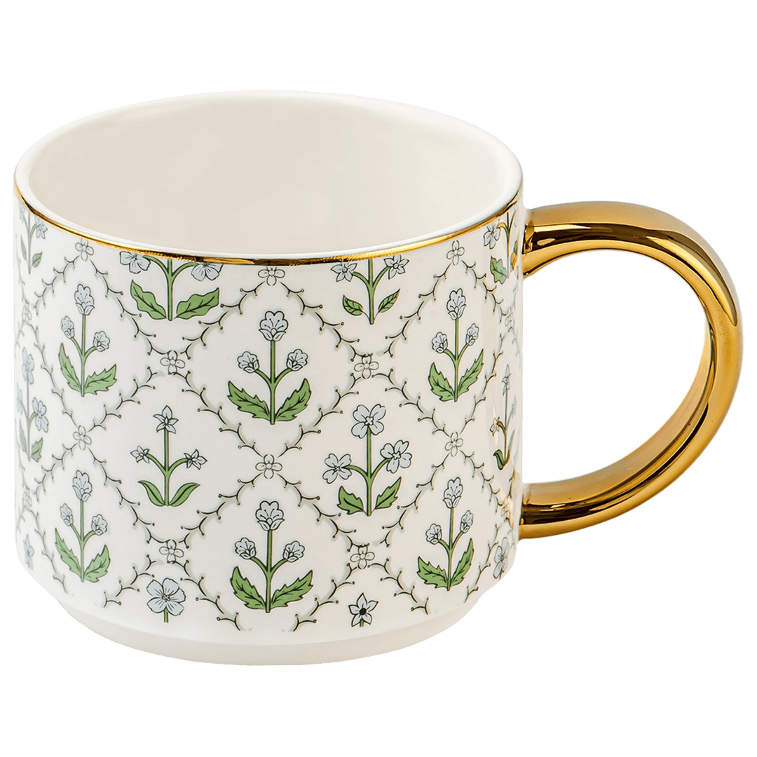 Sweet Water Decor Gifts Floral Quilt Coffee Mug