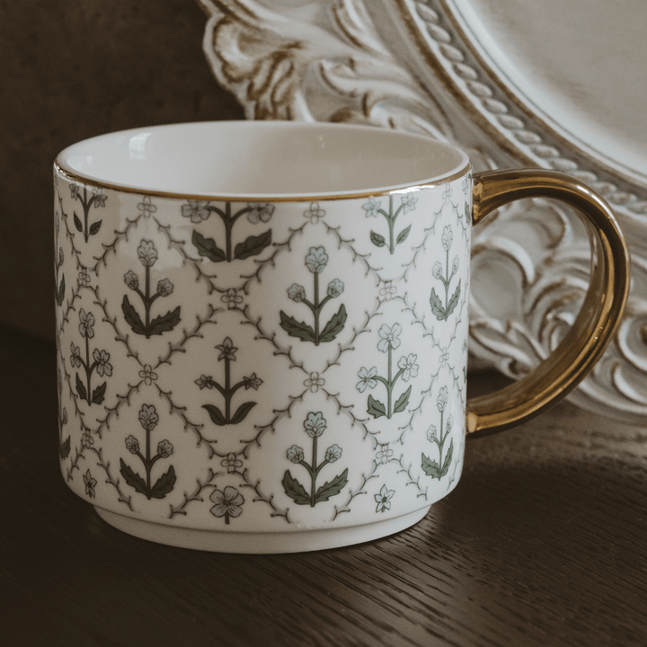 Sweet Water Decor Gifts Floral Quilt Coffee Mug