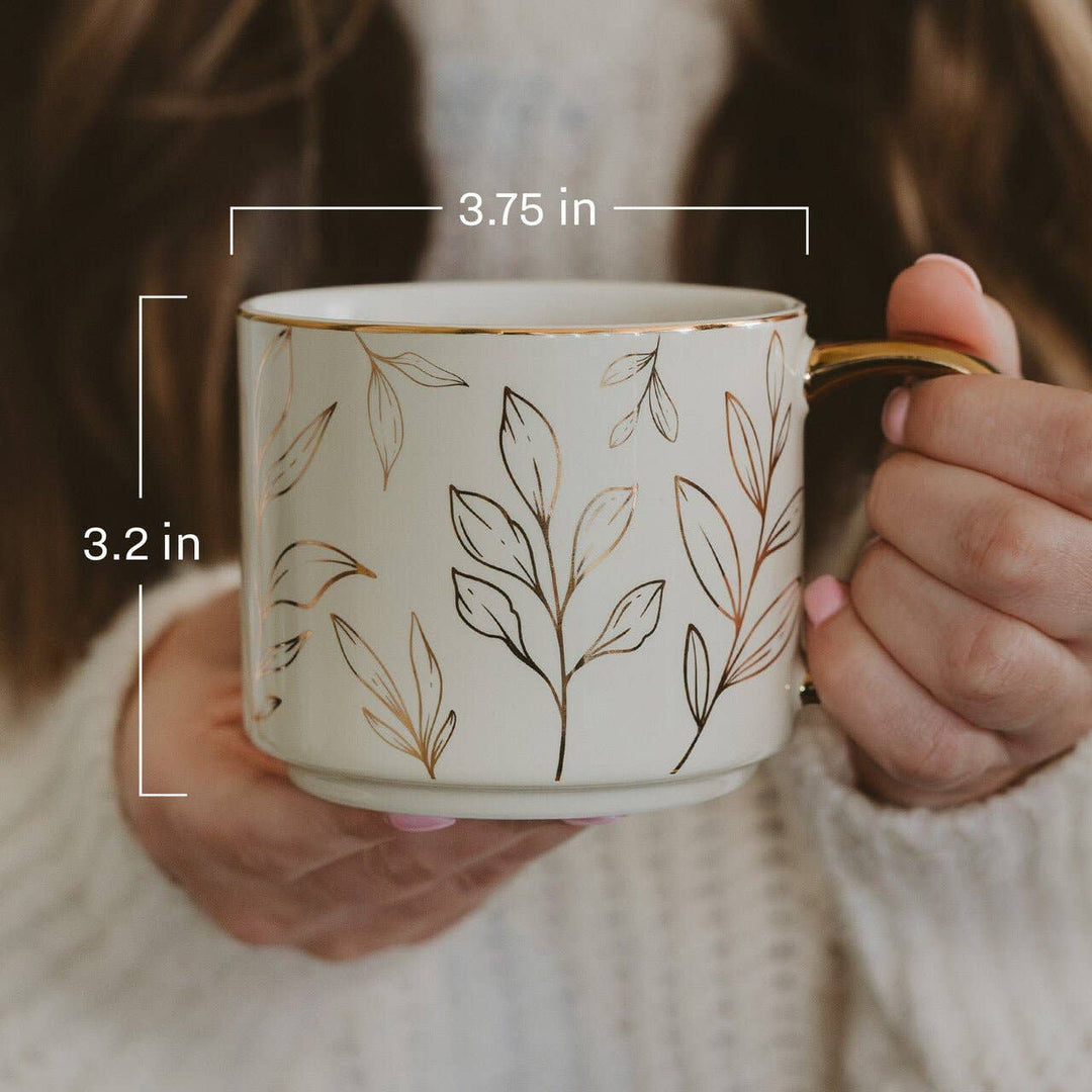 Sweet Water Decor Gifts Floral Quilt Coffee Mug