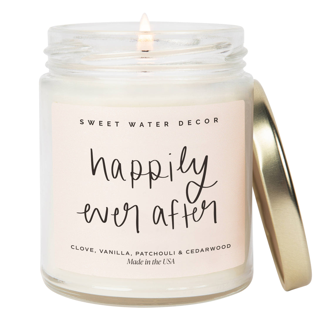 Sweet Water Decor Gifts Happily Ever After 9 oz Soy Candle - Home Decor & Gifts