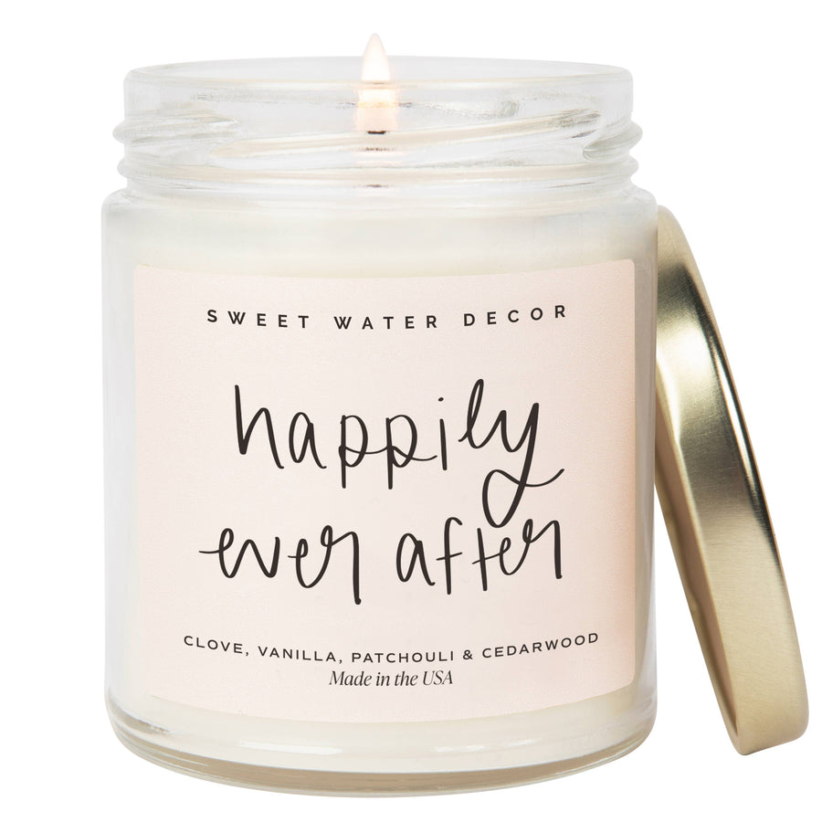 Sweet Water Decor Gifts Happily Ever After 9 oz Soy Candle - Home Decor & Gifts