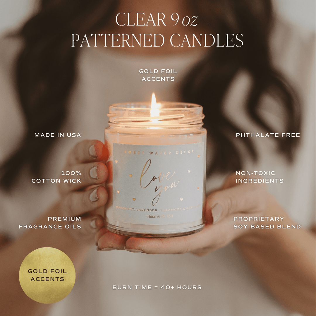 Sweet Water Decor Gifts Love You, Mom 9 oz Soy Candle