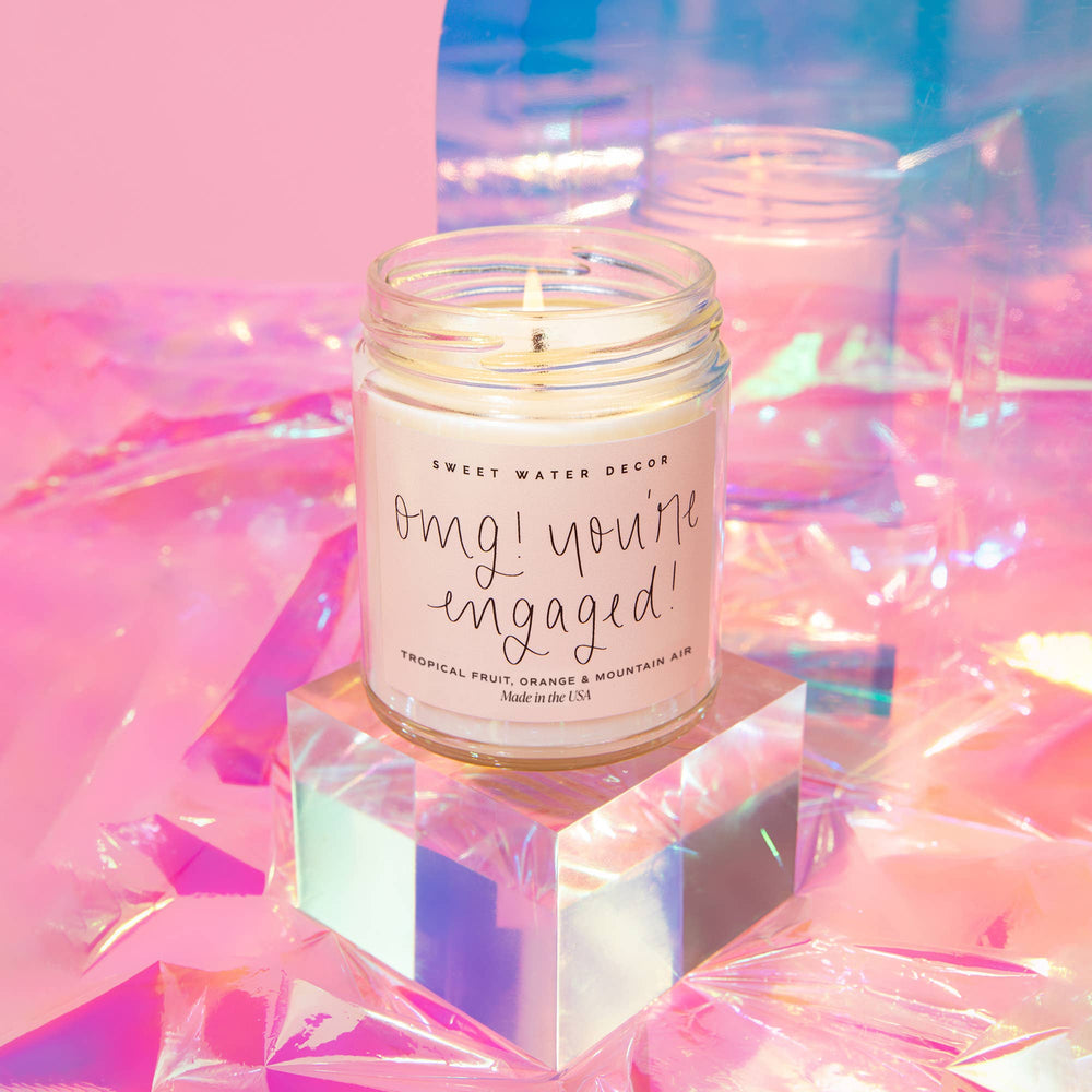 Sweet Water Decor Gifts OMG! You're Engaged! 9 oz Soy Candle - Home Decor & Gifts