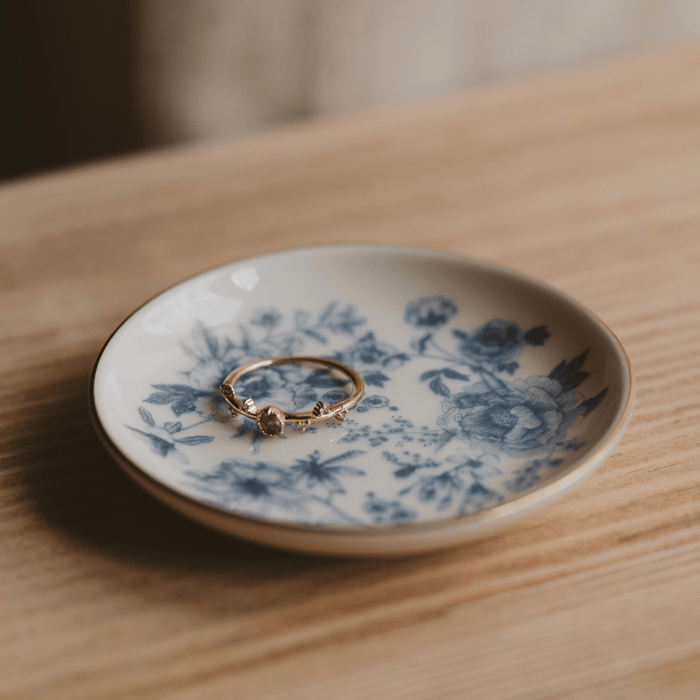 Sweet Water Decor Home Blue Delft Jewelry Dish - Home Decor & Gifts