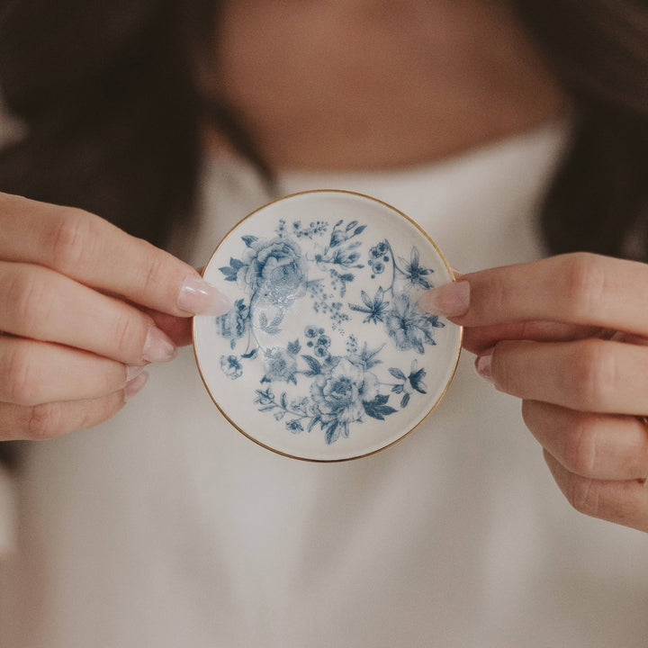 Sweet Water Decor Home Blue Delft Jewelry Dish - Home Decor & Gifts