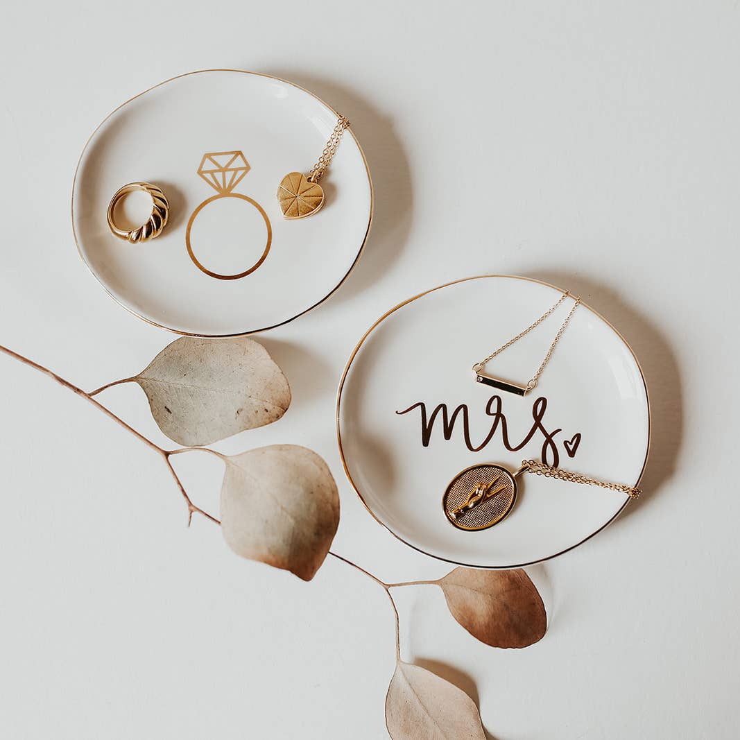 Sweet Water Decor Home Engagement Ring Jewelry Dish - Home Decor & Gifts