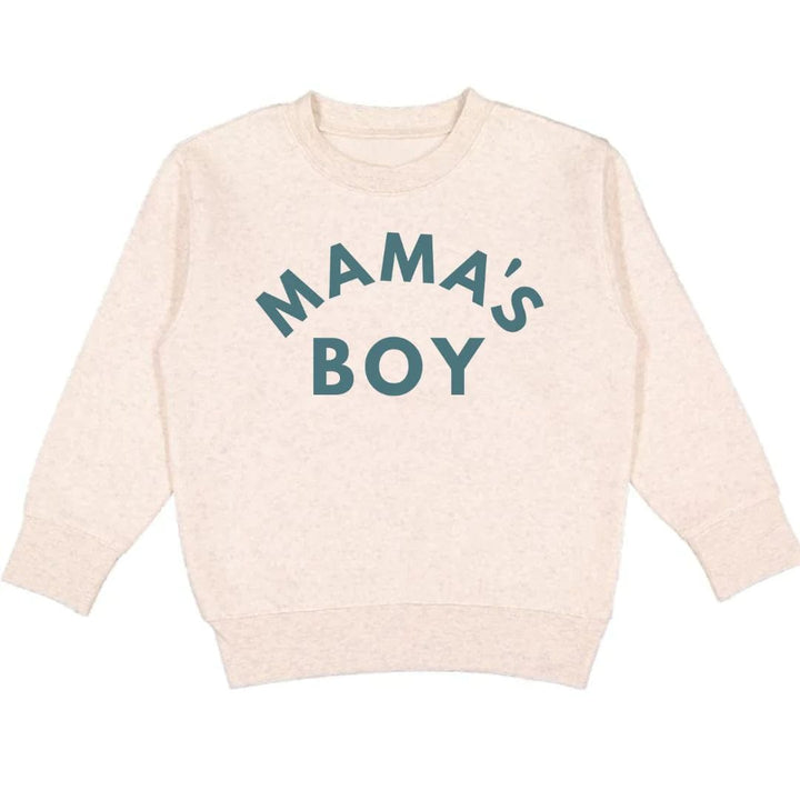 Sweet Wink Baby & Toddler Tops Mama's Boy Sweatshirt - Natural