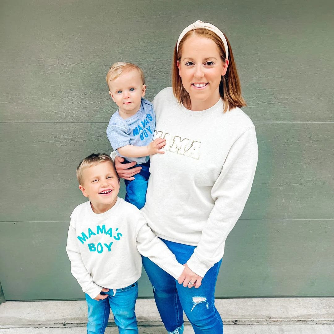 Sweet Wink Baby & Toddler Tops Mama's Boy Sweatshirt - Natural