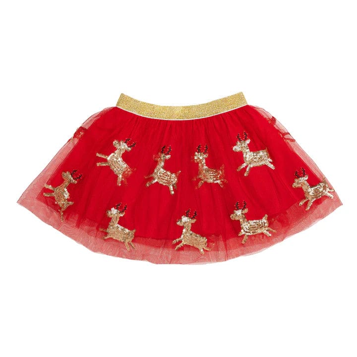 Sweet Wink Tutu 0-12m Reindeer Sequin Christmas Tutu