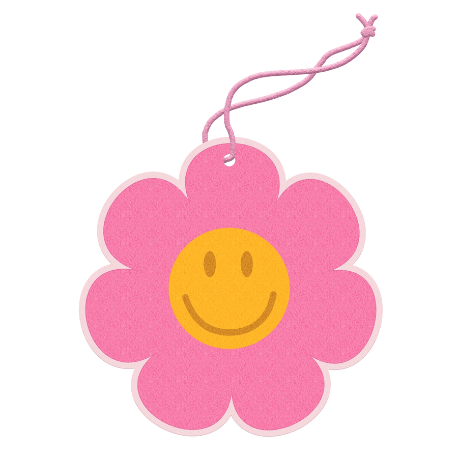 Talking Out Of Turn Air Freshener Smiley Flower Air Freshener