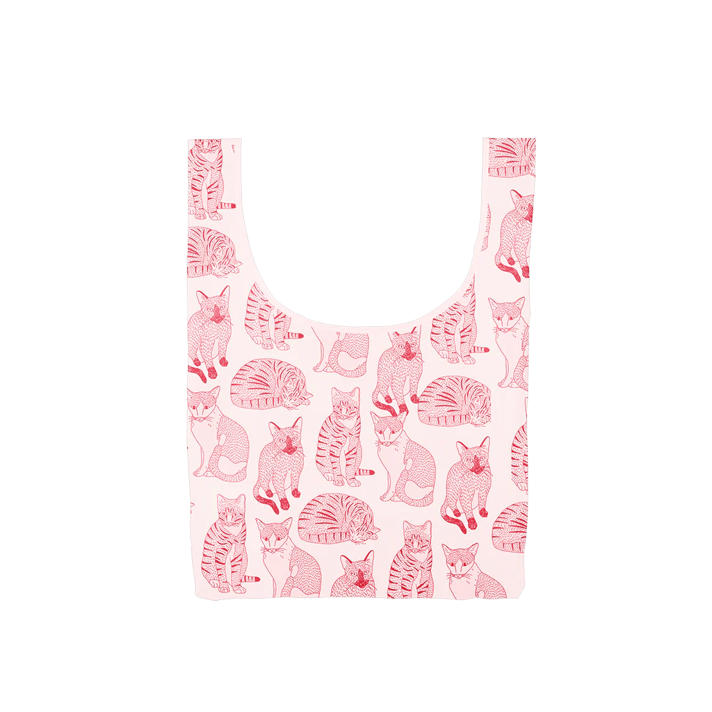 Talking Out Of Turn Bags Cat Lady - Medium Twist and Shouts - Reusable Grocery Bag