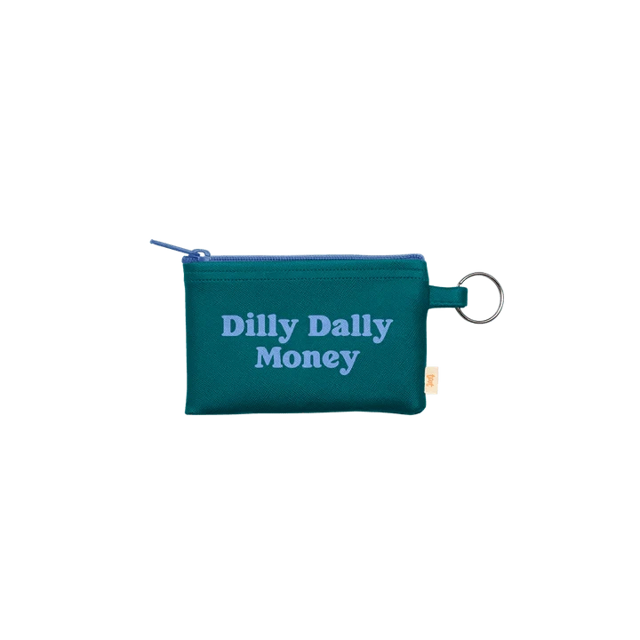 Talking Out Of Turn Gifts Color Block Penny Key Rings - Dilly Dally Money