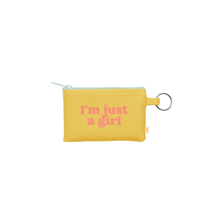 Talking Out Of Turn Gifts Color Block Penny Key Rings - I'm Just a Girl