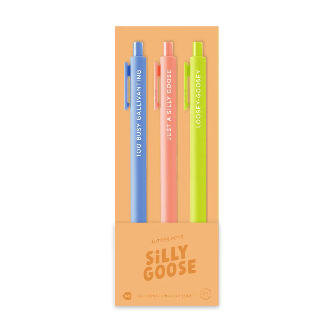 Talking Out Of Turn Paper Jotter Set 3 Pack - Silly Goose