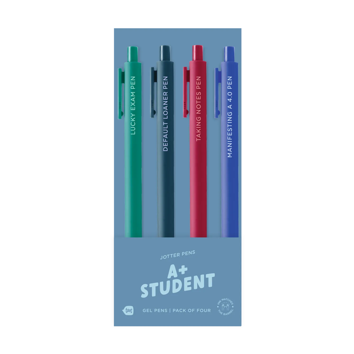 Talking Out Of Turn Paper Jotter Set 4 Pack - A+ Student