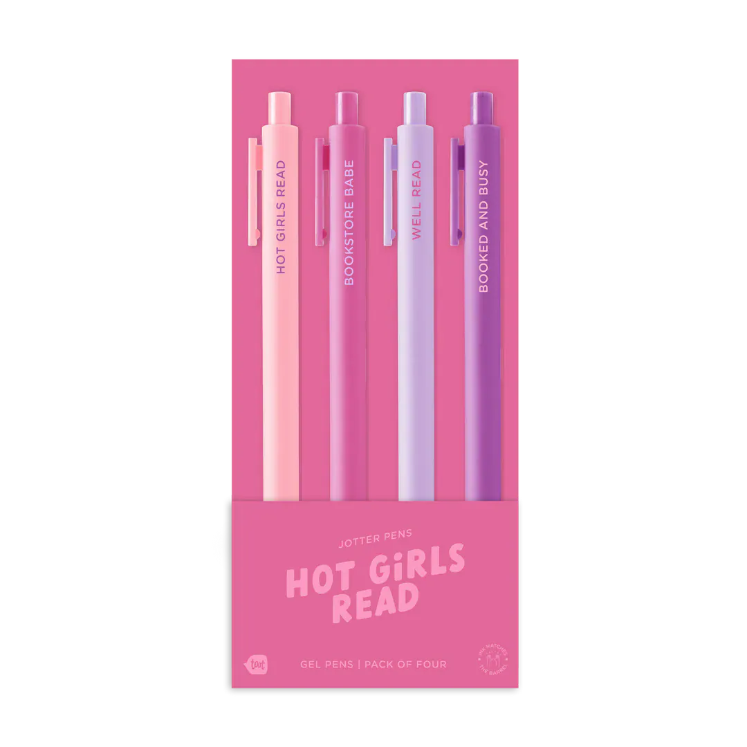 Talking Out Of Turn Paper Jotter Set 4 Pack - Hot Girls Read