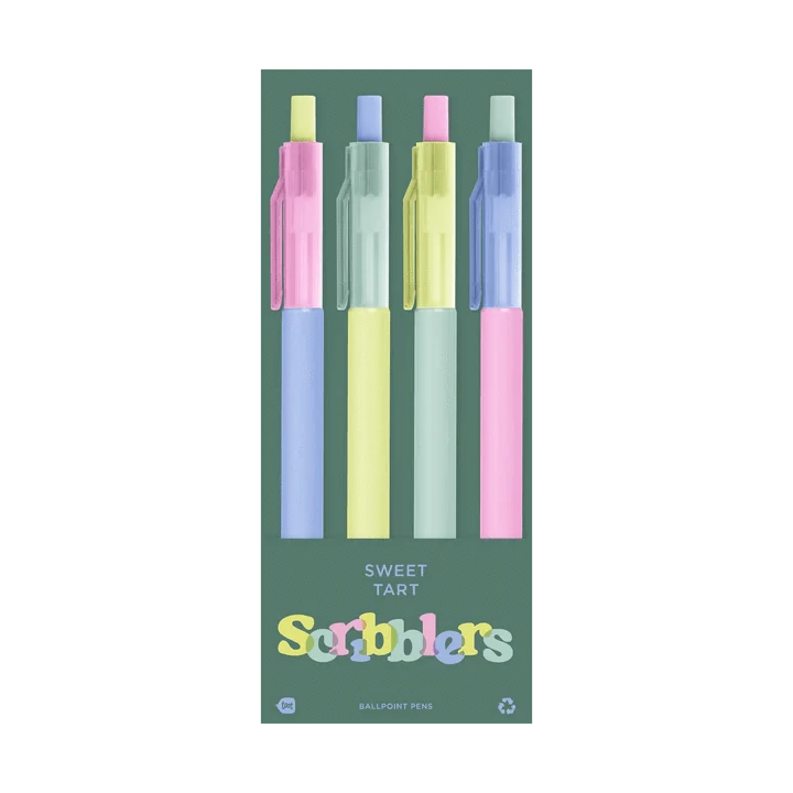 Talking Out Of Turn Paper Scribbler 4 Pack - Sweet Tart