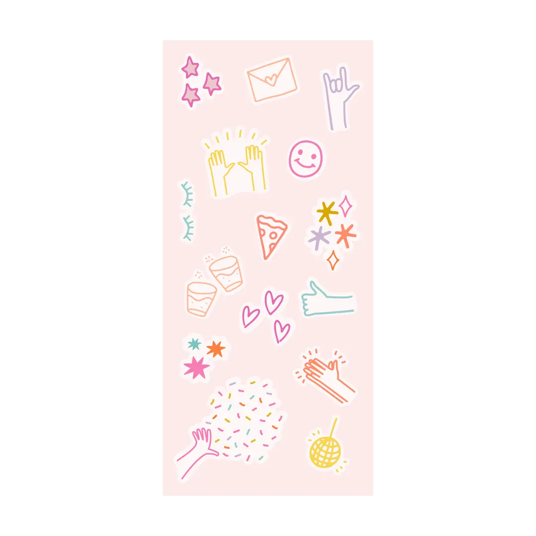 Talking Out Of Turn Paper Sticker Booklet - The Sweary Everything Edition
