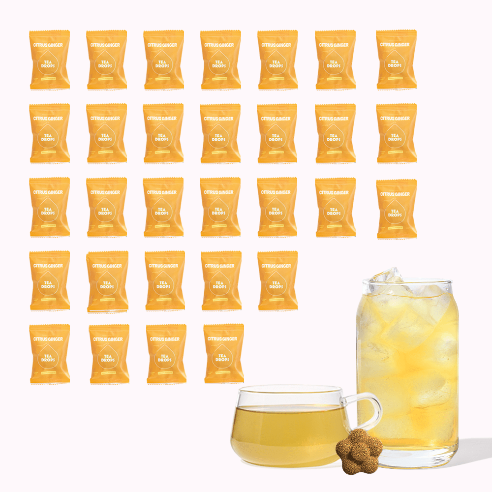 Tea Drops Citrus Ginger Single Serves - 30 Unit Bulk Bag