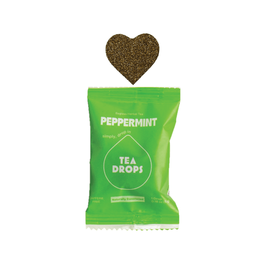 Tea Drops Peppermint Single Serves - 30 Unit Bulk Bags