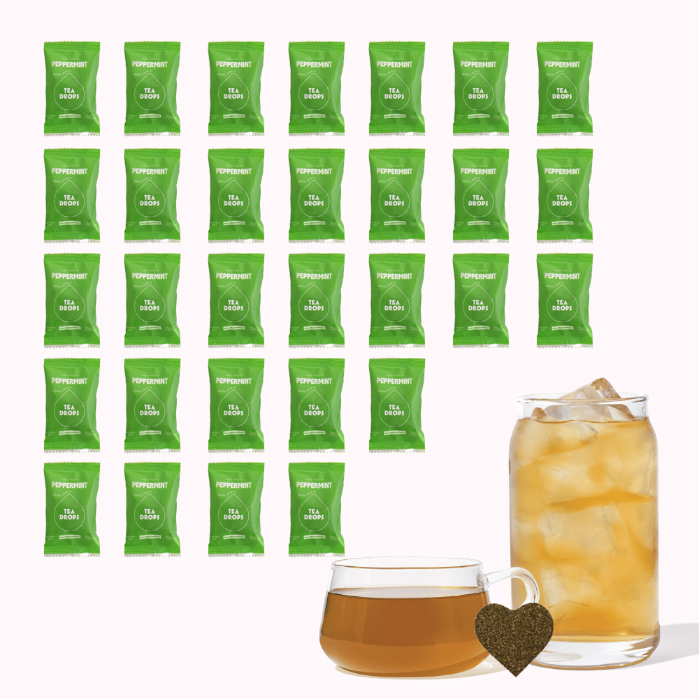 Tea Drops Peppermint Single Serves - 30 Unit Bulk Bags