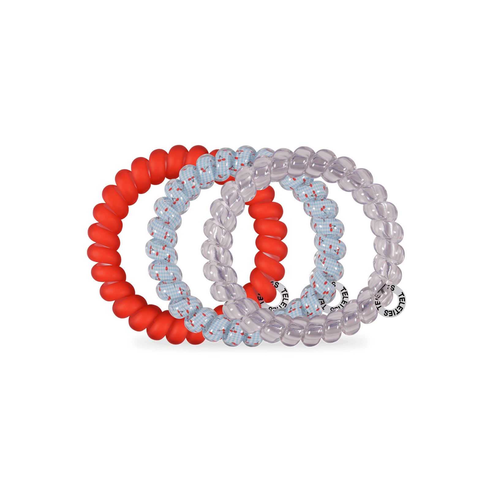 TELETIES Basket of Cherries Large Hair Ties