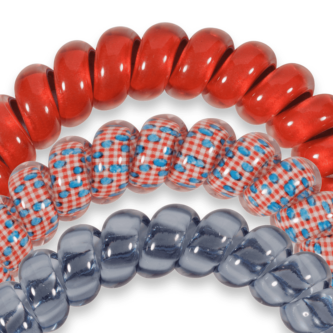 TELETIES Blueberry Farms Large Hair Ties