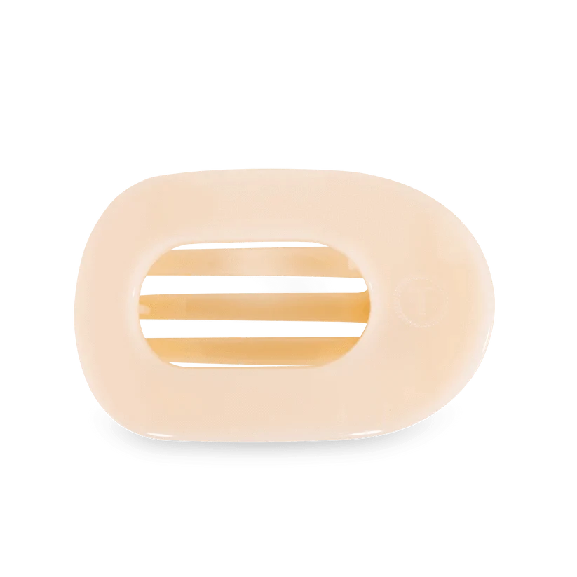Teleties Fashion Almond Beige Teleties Large Flat Round Hair Clips
