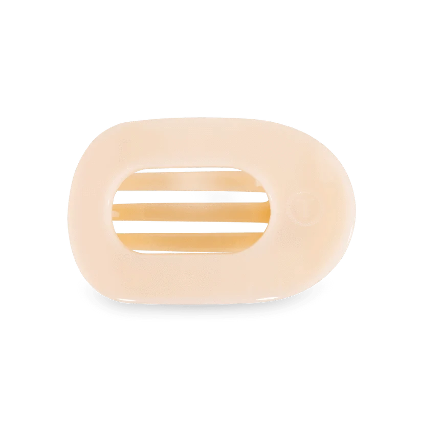 Teleties Fashion Almond Beige Teleties Medium Flat Round Hair Clips