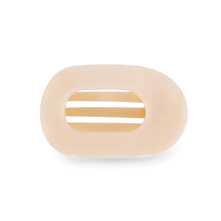 Teleties Fashion Almond Beige Teleties Small Flat Round Hair Clips