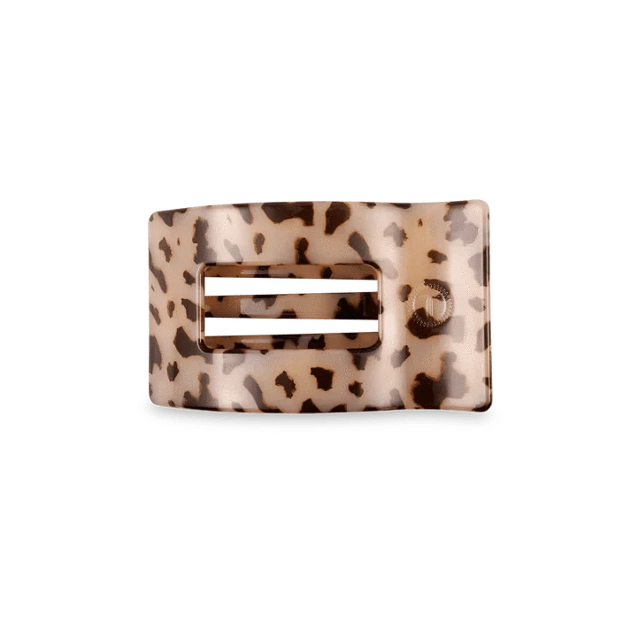 Teleties Fashion Blonde Tortoise Small Flat Rectangle Hair Clips