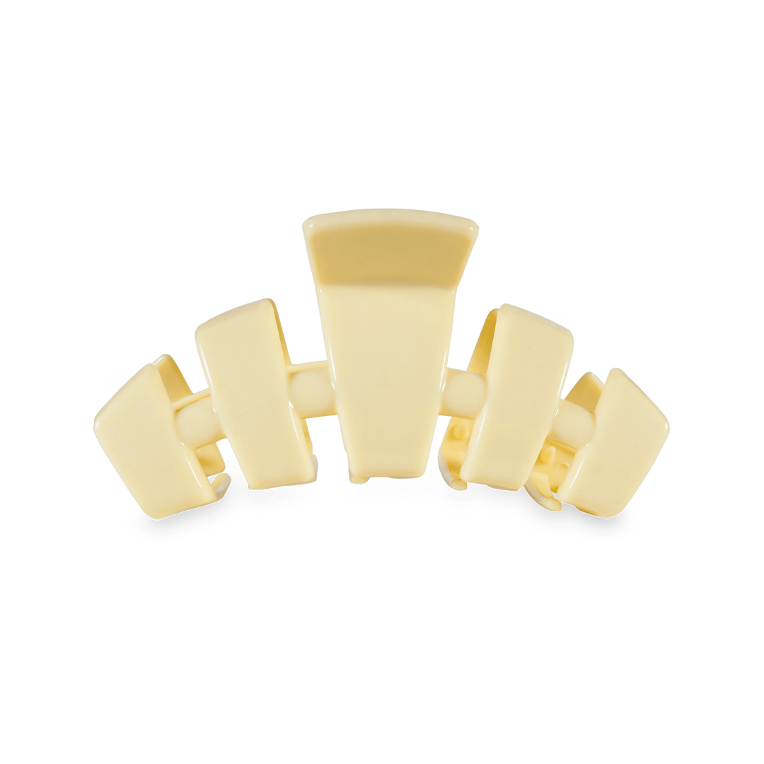 Teleties Fashion Classic Butter Yellow Teleties Medium Claw Hair Clips