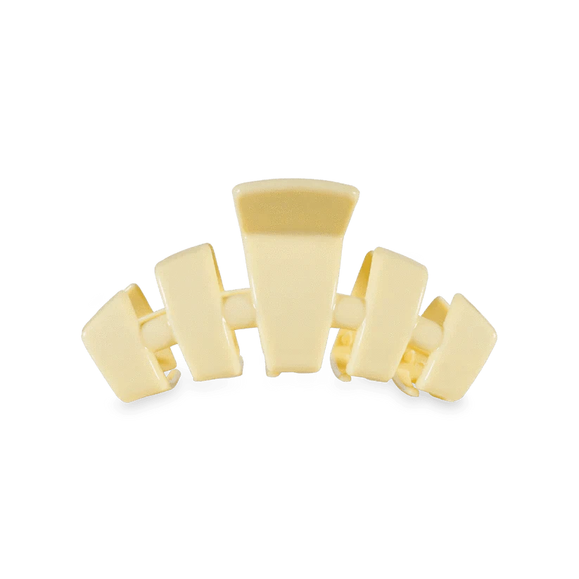 Teleties Fashion Classic Butter Yellow Teleties Small Claw Hair Clips