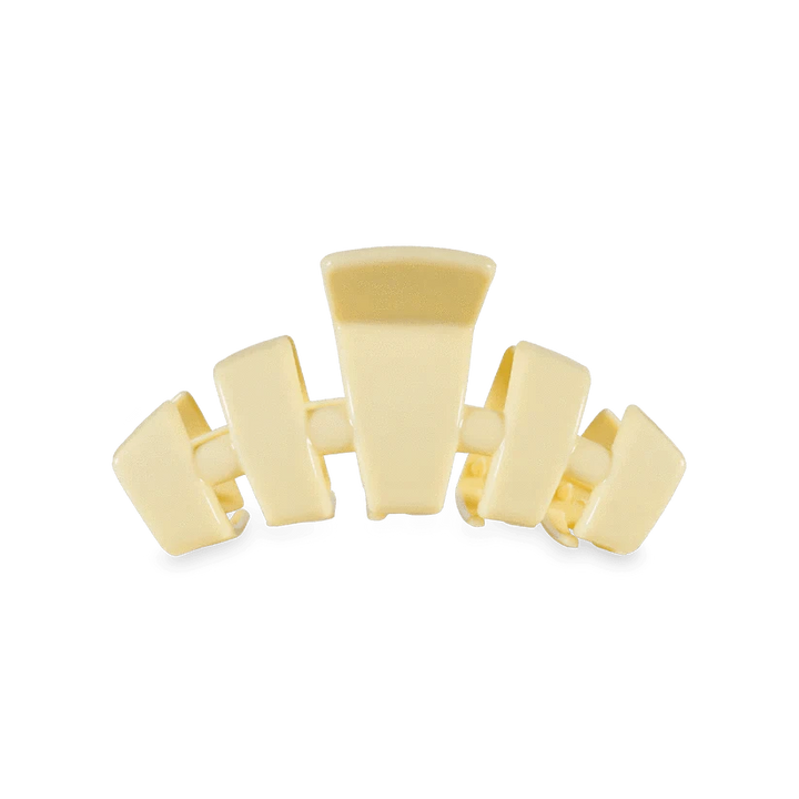 Teleties Fashion Classic Butter Yellow Teleties Small Claw Hair Clips