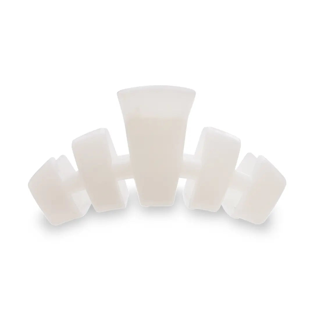 TELETIES Fashion Coconut White Teleties Medium Claw Hair Clips