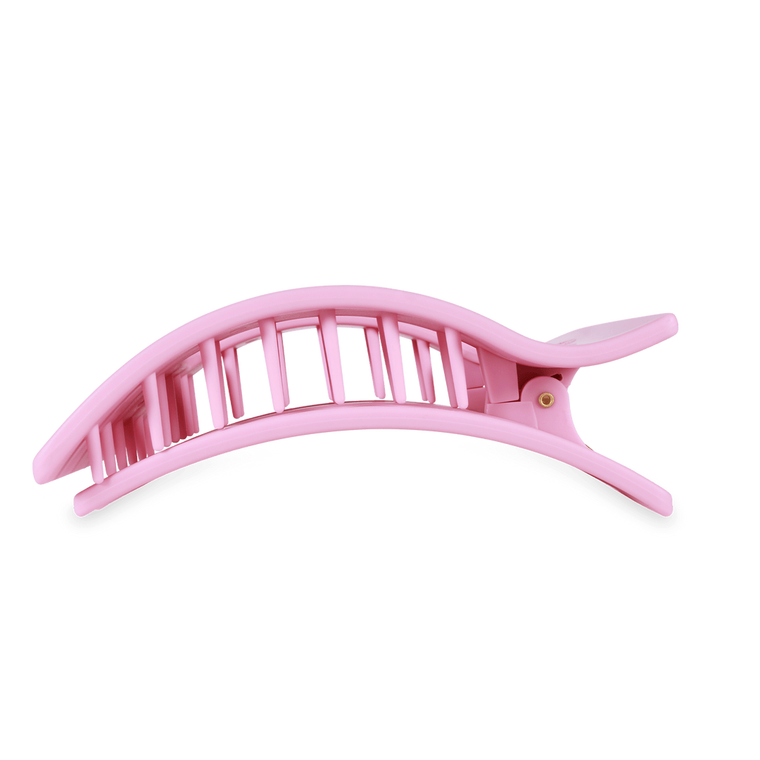 TELETIES Fashion Flat Rectangle Hair Clip | Large | Merry Pinkmas